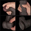 LoveToy - Boys of Toys Sp. z o.o. (dystrybutor) 16'' Dual Layered Bendable Silicone Cock XXL(Black)