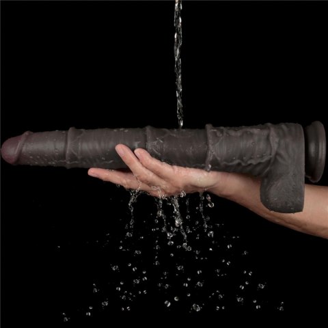 LoveToy - Boys of Toys Sp. z o.o. (dystrybutor) 16'' Dual Layered Bendable Silicone Cock XXL(Black)