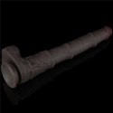 LoveToy - Boys of Toys Sp. z o.o. (dystrybutor) 16'' Dual Layered Bendable Silicone Cock XXL(Black)