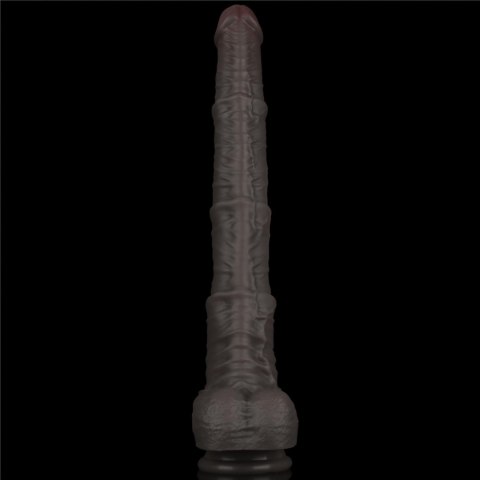 LoveToy - Boys of Toys Sp. z o.o. (dystrybutor) 16'' Dual Layered Bendable Silicone Cock XXL(Black)