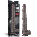 LoveToy - Boys of Toys Sp. z o.o. (dystrybutor) 16'' Dual Layered Bendable Silicone Cock XXL(Black)