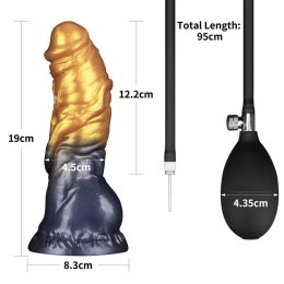 LoveToy - Boys of Toys Sp. z o.o. (dystrybutor) 7.5'' Dual Density Silicone Inflatable Dildo