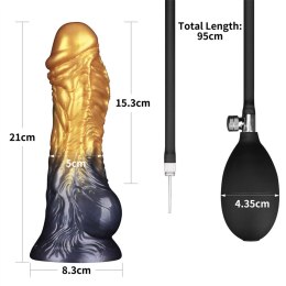 LoveToy - Boys of Toys Sp. z o.o. (dystrybutor) 8'' Dual Density Silicone Inflatable Dildo