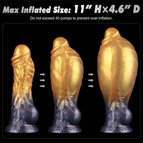 LoveToy - Boys of Toys Sp. z o.o. (dystrybutor) 8'' Dual Density Silicone Inflatable Dildo