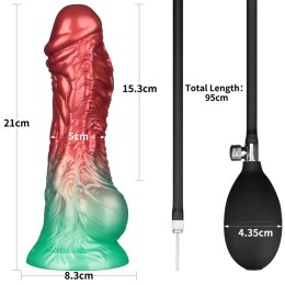LoveToy - Boys of Toys Sp. z o.o. (dystrybutor) 8'' Dual Density Silicone Inflatable Dildo