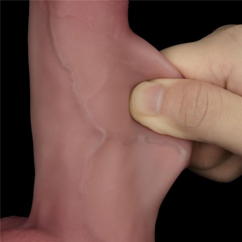 LoveToy - Boys of Toys Sp. z o.o. (dystrybutor) 8" Vibrating Sliding Skin Pro II Dual Layer Silicone Dong