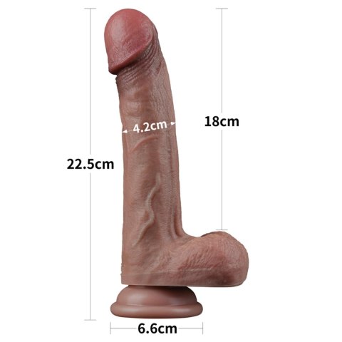 LoveToy - Boys of Toys Sp. z o.o. (dystrybutor) 9'' Dual Layered Silicone Cock