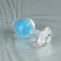 LoveToy - Boys of Toys Sp. z o.o. (dystrybutor) Gemoria Silicone Butt Plug (Glow-In-The-Dark) - blue