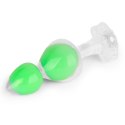 LoveToy - Boys of Toys Sp. z o.o. (dystrybutor) Gemoria Silicone Butt Plug (Glow-In-The-Dark) - green