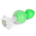LoveToy - Boys of Toys Sp. z o.o. (dystrybutor) Gemoria Silicone Butt Plug (Glow-In-The-Dark) - green