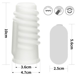 LoveToy - Boys of Toys Sp. z o.o. (dystrybutor) Vibrating Spiral Knights Ring (White)