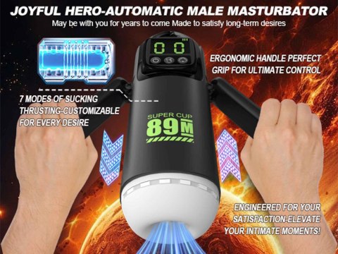 Boys of Toys Sp. z o.o. Masturbator - 7 vibration and suction functions
 + Booster