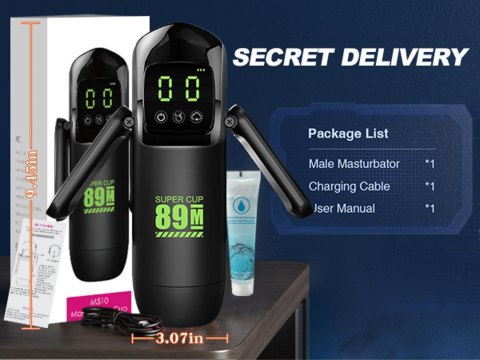 Boys of Toys Sp. z o.o. Masturbator - 7 vibration and suction functions
 + Booster