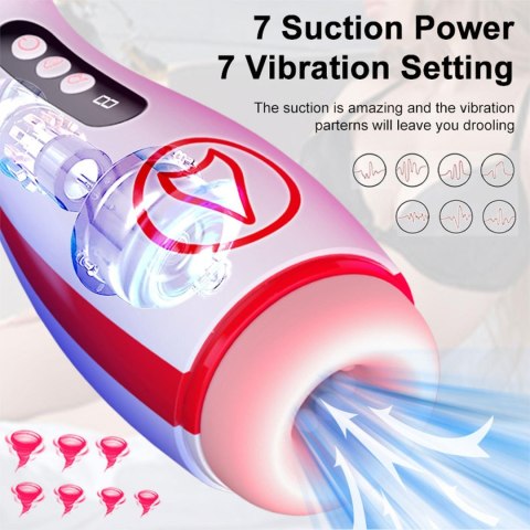 Boys of Toys Sp. z o.o. Masturbator - Vibrating Masturbation Cup , 7 Suction Power, 7 Vibration Setting
