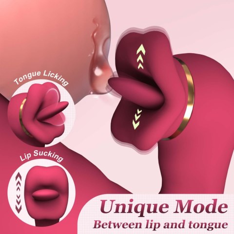 Boys of Toys Sp. z o.o. Silicone Vibrator - 7 rotating functions and 7 licking functions