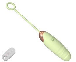 Boys of Toys Sp. z o.o. Vibrating Silicone Love EGG USB 7 vibration and thrust functions / Remote control Green