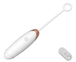 Boys of Toys Sp. z o.o. Vibrating Silicone Love EGG USB 7 vibration and thrust functions / Remote control White