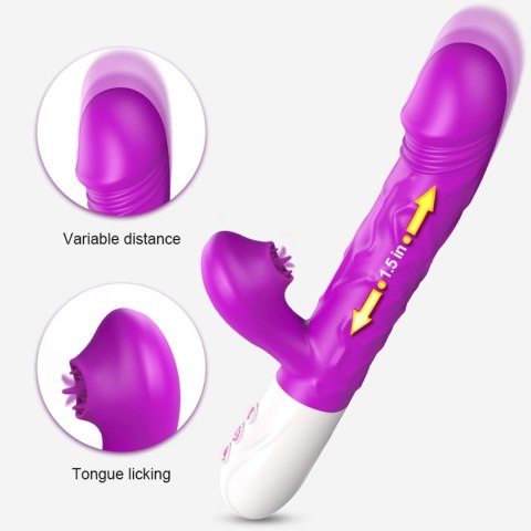 Boys of Toys Sp. z o.o. Wibrator- SiliconeTongue Vibrator, USB 10 Function