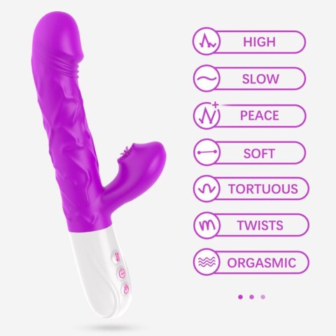 Boys of Toys Sp. z o.o. Wibrator- SiliconeTongue Vibrator, USB 10 Function