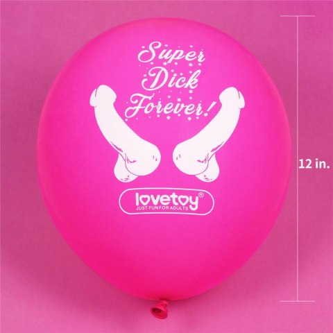 LoveToy - Boys of Toys Sp. z o.o. (dystrybutor) Super Dick Forever Bachelorette Balloons(Pack of 7)