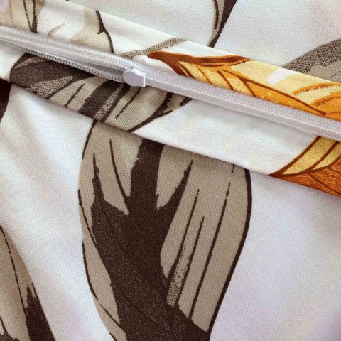 Pościel satyna bawełniana LEAVES/200x220 EXCLUSIVE