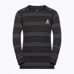 Zestaw bielizny dziecięcej Odlo Set long ACTIVE WARM ECO SET roz. 128cm Czarno-Szary