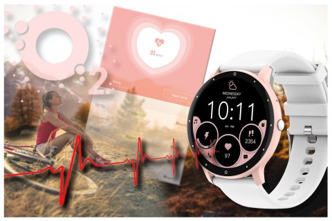 Gravity SMARTWATCH UNISEX GRAVITY GT1-6 PRO - ROZMOWY BLUETOOTH, DODATKOWY PASEK (sg027f)