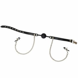 Intimate Distribution Ball Gag with nipple clamps Party Hard Hentai