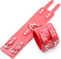 Intimate Distribution Fetish Fever - Cuffs with two buckles - Red