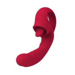 Intimate Distribution Rouge Velvet - Mini G-Spot + Licking Vibrator