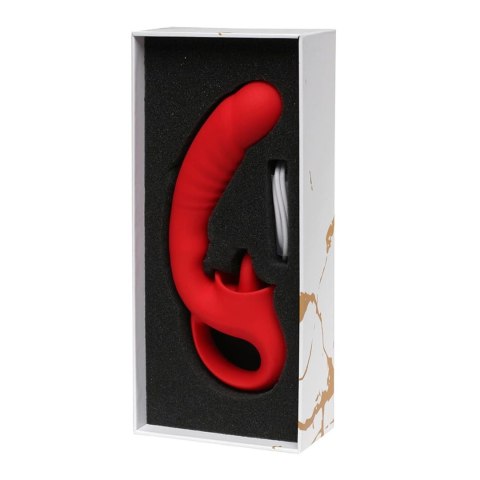 Intimate Distribution Rouge Velvet - Mini G-Spot + Licking Vibrator