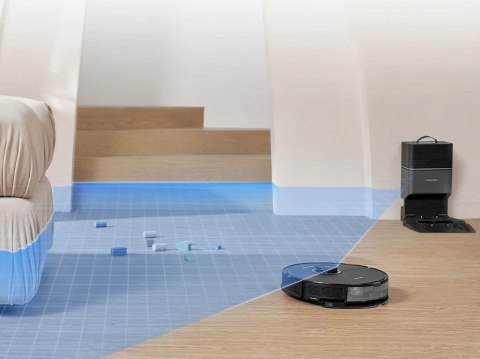 Robot sprzątający ze stacją Roborock S8+ (czarny)