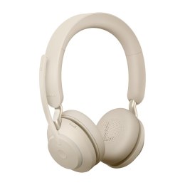 Słuchawki nauszne bezprzewodowe Jabra Evolve2 65 UC Stereo Link380a, beige