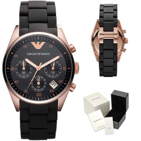 Emporio Armani ZEGAREK UNISEX EMPORIO ARMANI AR5906 SPORTIVO + BOX (zi536a)