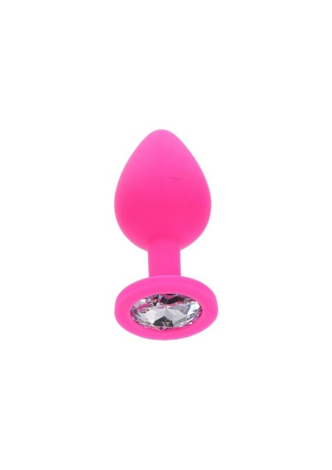 Korek Analny Toyjoy Anal Play Diamond Booty Jewel Medium Pink TOYJOY