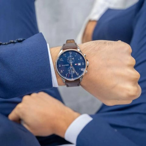 Tommy Hilfiger ZEGAREK MĘSKI TOMMY HILFIGER 1791712 WEST (zf020b)