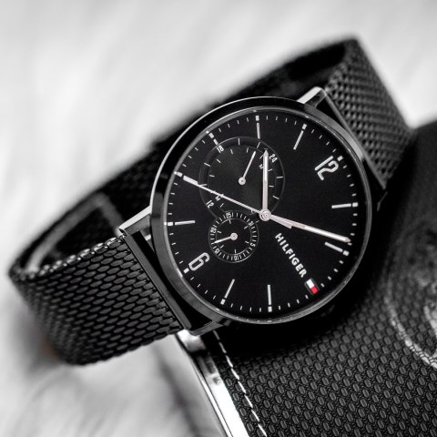 Tommy Hilfiger ZEGAREK MĘSKI TOMMY HILFIGER BROOKLYN 1791507 (zf061a)