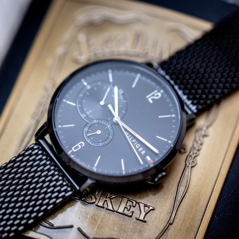 Tommy Hilfiger ZEGAREK MĘSKI TOMMY HILFIGER BROOKLYN 1791507 (zf061a)