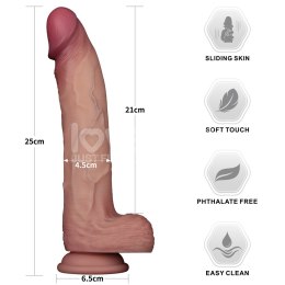 LOVETOY DILDO 10'' SLIDING SKIN PRO II DUAL LAYER SILICONE DONG