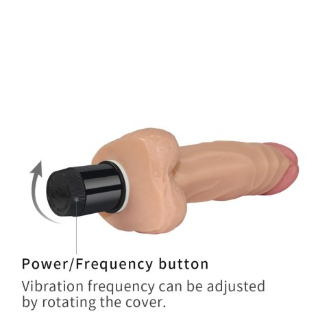 LOVETOY DILDO 9.25 FLEXI VIBRATOR