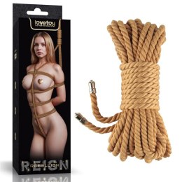 LOVETOY LINA DO KRĘPOWANIA REBELLION NATURAL KNOT BONDAGE ROPE
