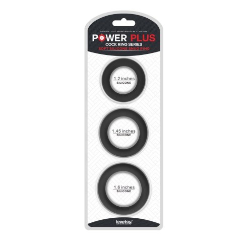 LOVETOY PIERŚCIEŃ POWER PLUS SOFT SILICONE SNUG RING