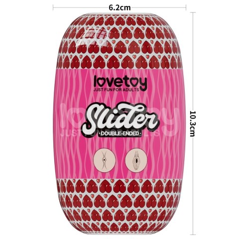 LOVETOY SLIDER DAUL-ENDED MASTURBATOR