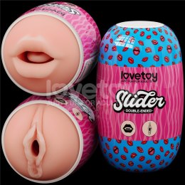 LOVETOY SLIDER DOUBLE-ENDED MASTURBATOR