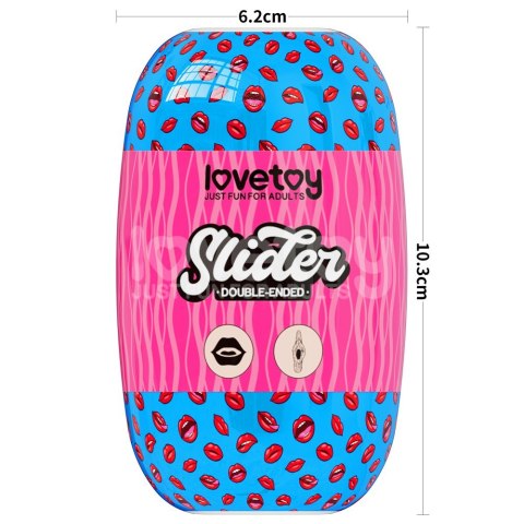 LOVETOY SLIDER DOUBLE-ENDED MASTURBATOR