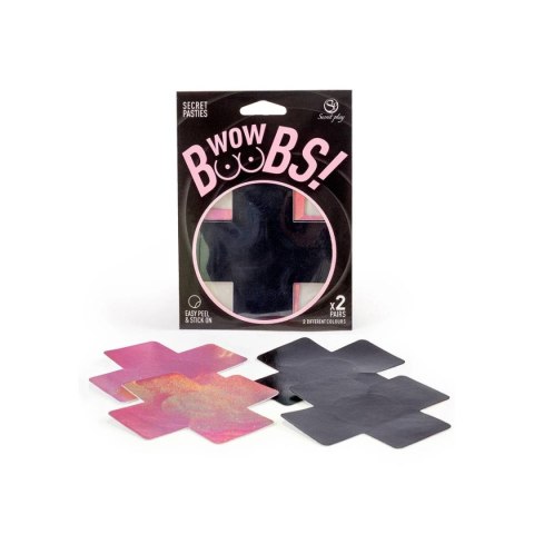 Nasutniki Cross Nipple Pasties 2 Pair Secret Play