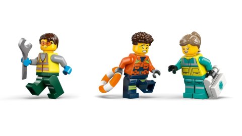 LEGO City 60505 Samolot, wóz serwisowy i poduszkowiec