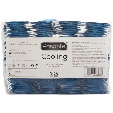 PASANTE - Boys of Toys Sp. z o.o. (dystrybutor) Pasante Cooling Condoms Bulk Packs 144 pcs