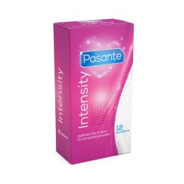 PASANTE - Boys of Toys Sp. z o.o. (dystrybutor) Pasante Ribs & Dots/Intensity Condoms 12 pcs