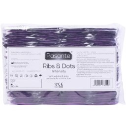 PASANTE - Boys of Toys Sp. z o.o. (dystrybutor) Pasante Ribs & Dots/Intensity Condoms Bulk Packs 144 pcs